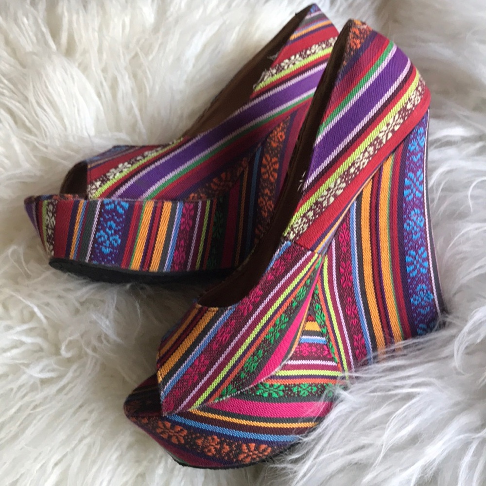 Candies fun heels multi colored